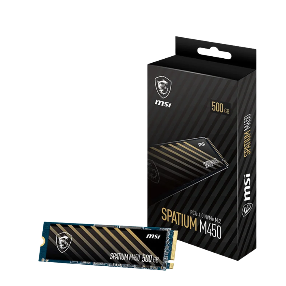 Ổ cứng SSD MSI SPATIUM M450 500GB M.2 2280 PCIe Gen4 x4 NVMe