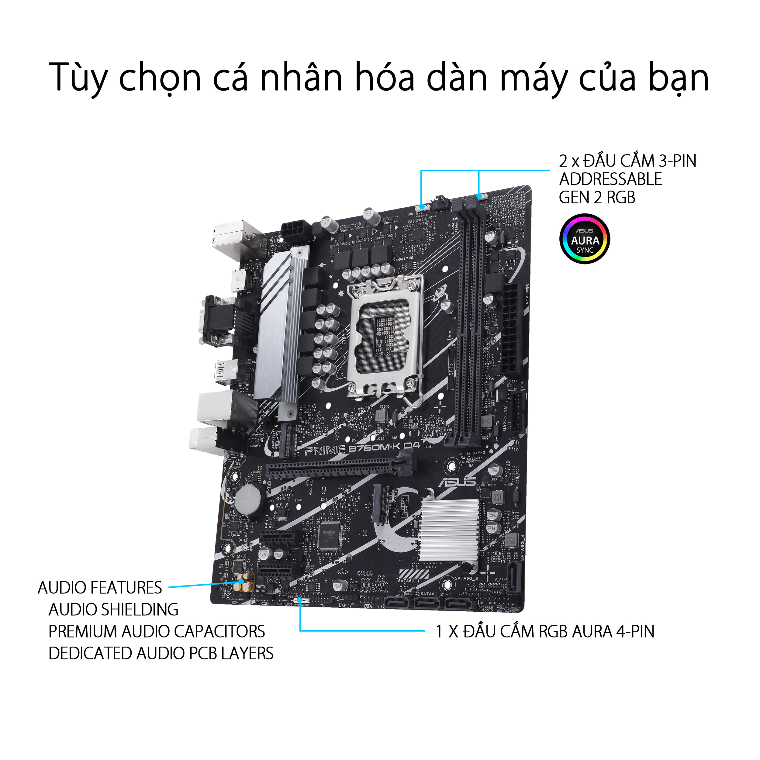 Mainboard ASUS PRIME B760M-K D4 