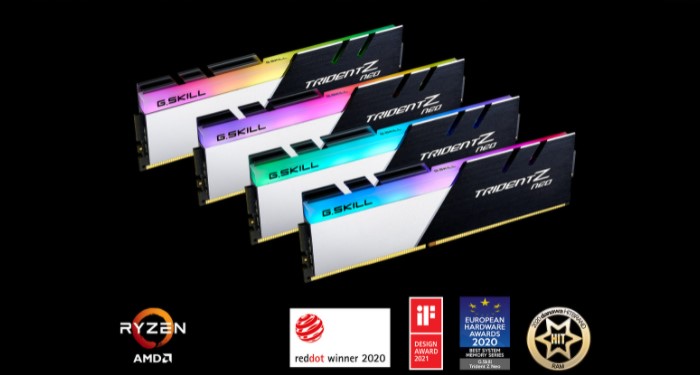 RAM G.Skill TRIDENT Z Neo RGB 32GB (2x16GB) DDR4 3600MHz (F4-3600C18D-32GTZN) - ANPHATCOMPC.COM.VN
