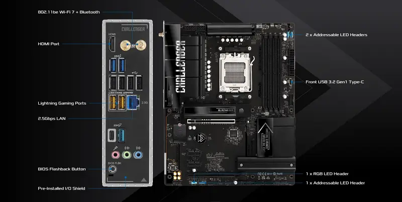 Thiết kế Challenger - Bền bỉ và đáng tin cậy