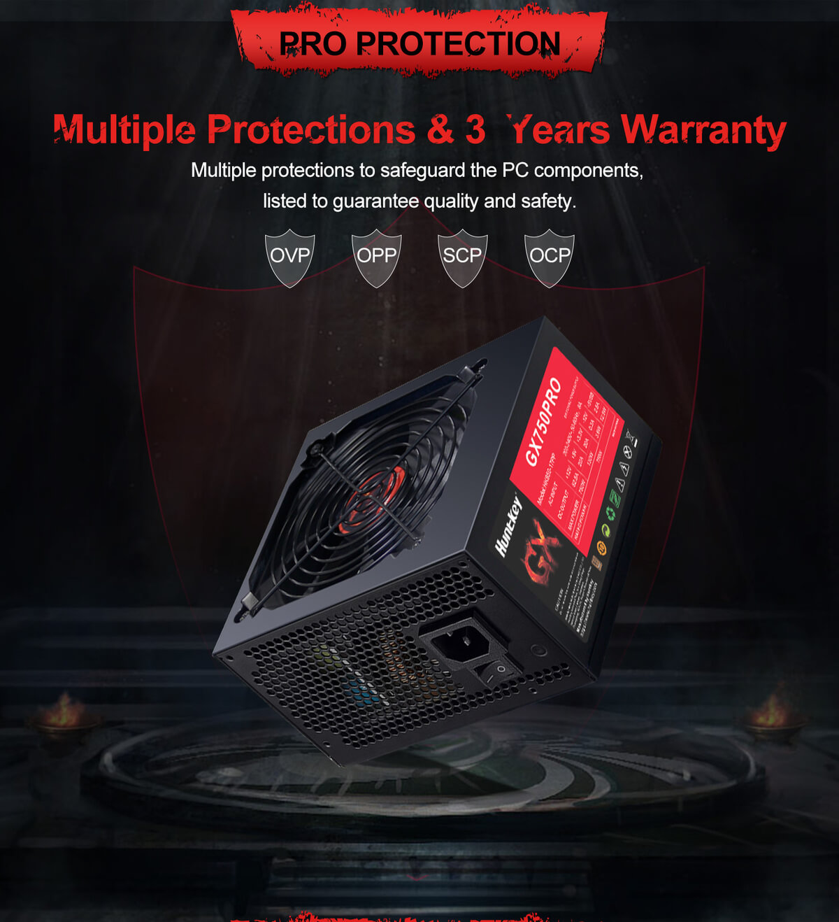 Nguồn máy tính Huntkey GX750Pro