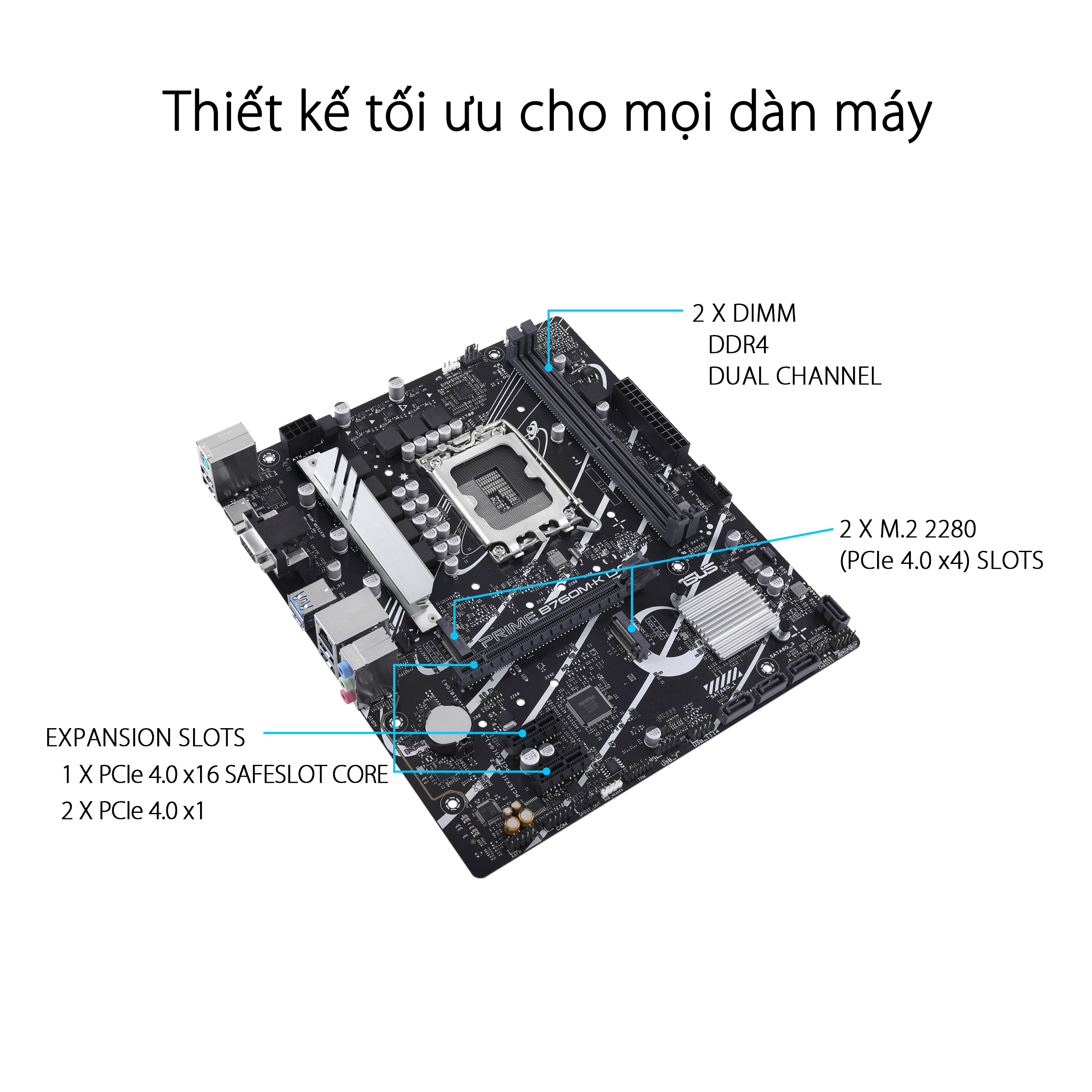 Mainboard ASUS PRIME B760M-K D4 