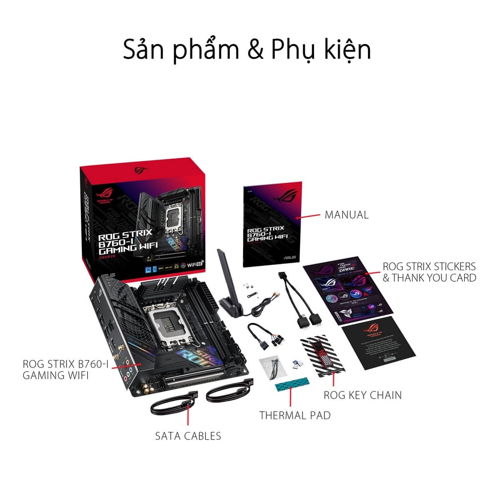 Mainboard ASUS ROG STRIX B760-I GAMING WIFI DDR5